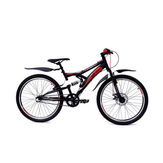 Mountainbike OBERON 24 inch Full Suspension Bike met Nexus 3 Versnellingen Mountainbike OBERON 24 inch Full Suspension Bike met Nexus 3 Versnellingen